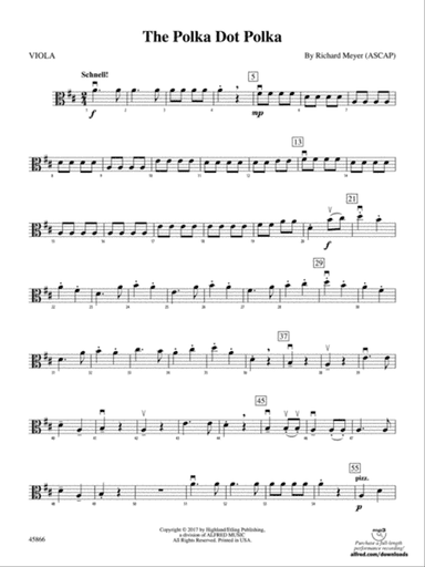 The Polka Dot Polka: Viola