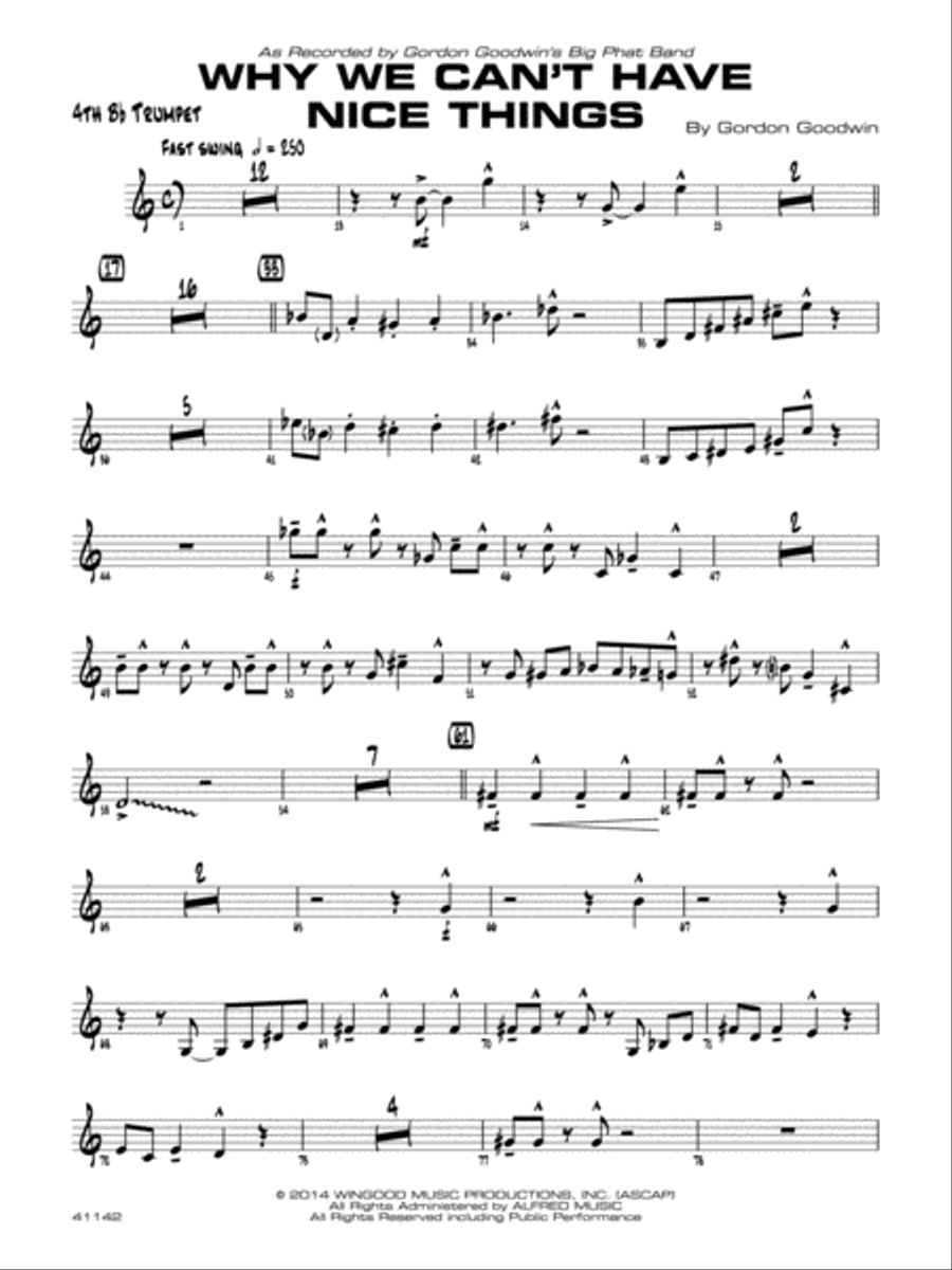 Why We Can't Have Nice Things: 4th B-flat Trumpet