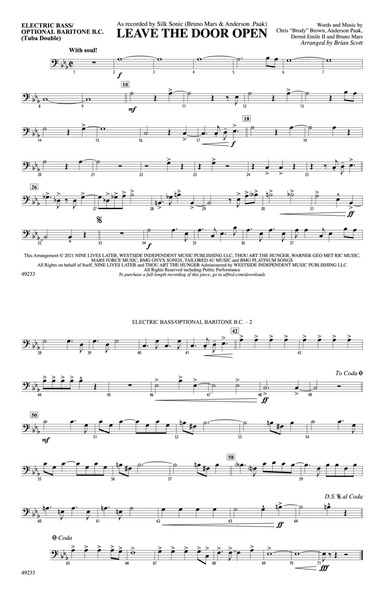 Leave the Door Open: Electric Bass