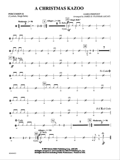 A Christmas Kazoo: 2nd Percussion