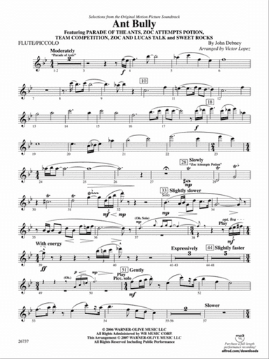 The Ant Bully, Selections from: Flute