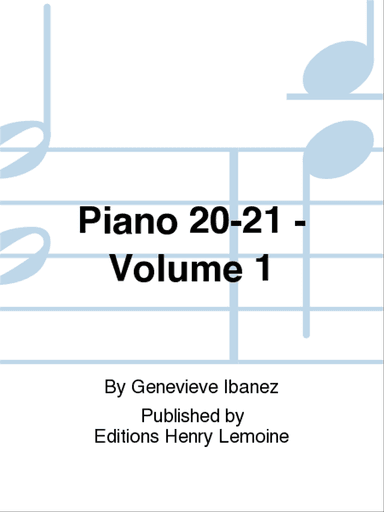 Piano 20-21 - Volume 1