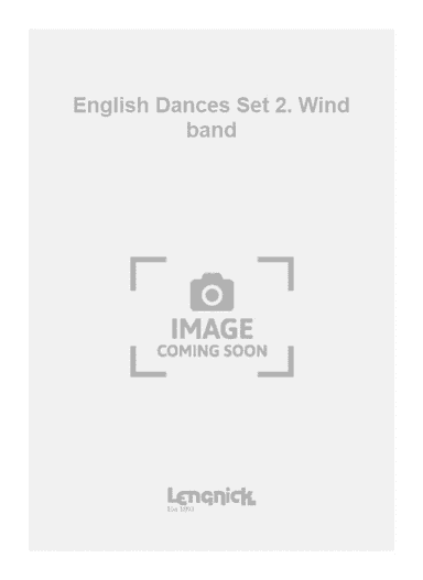English Dances Set 2. Wind band