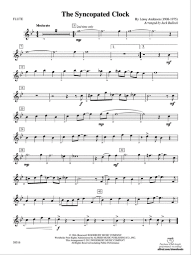 The Syncopated Clock: Flute