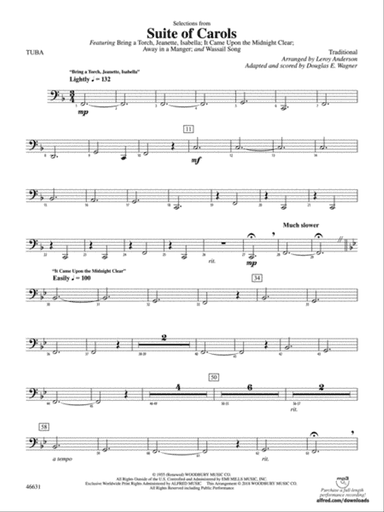 Suite of Carols, Selections from: Tuba
