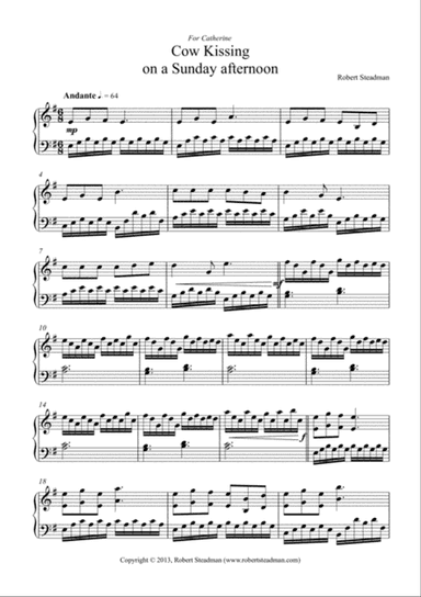 Cow Kissing on a Sunday afternoon