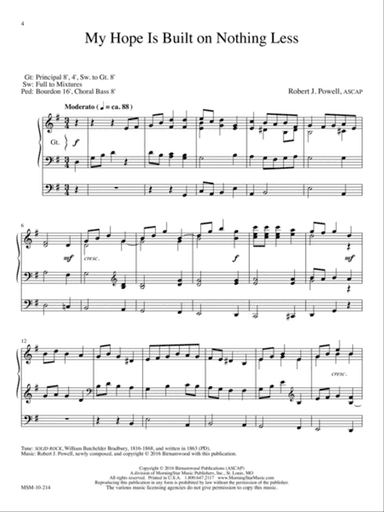 My Hope is Built on Nothing Less (Downloadable)