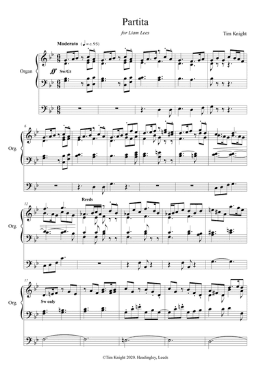 Partita for Organ