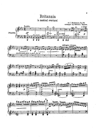 Britannia - a nautical overture