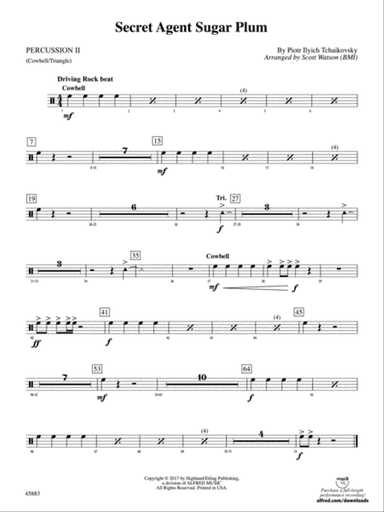 Secret Agent Sugar Plum: 2nd Percussion