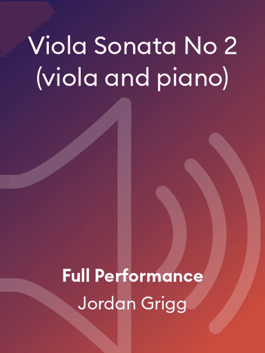 Viola Sonata No 2 (viola and piano)