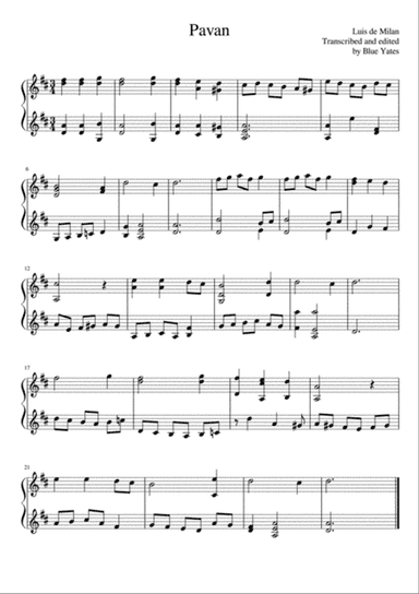 Pavan (Luis Milan)