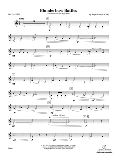 Blunderbuss Battles: 1st B-flat Clarinet
