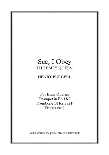 See, I Obey Brass Quartet