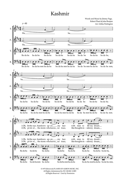 Kashmir (arr. Gitika Partington)