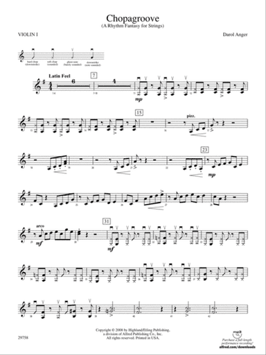 Chopagroove: 1st Violin