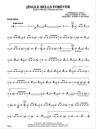 Jingle Bells Forever: Snare Drum