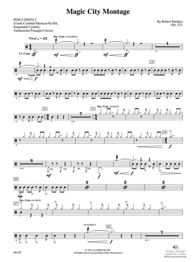 Magic City Montage: 2nd Percussion