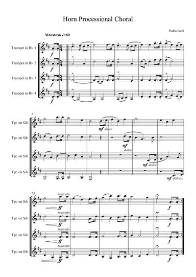 Horn Processional Choral