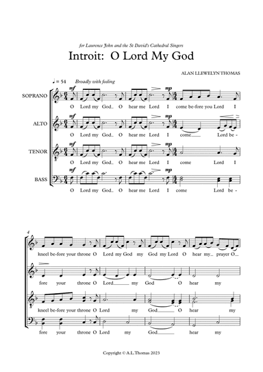 Introit: O Lord My God