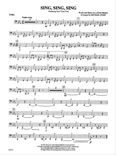 Sing, Sing, Sing (featuring Solo Tom-Tom): Tuba