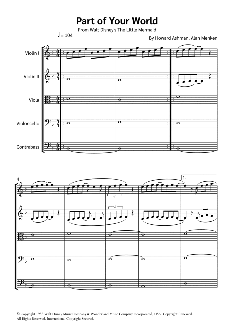 Part Of Your World (reprise)