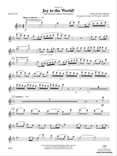 Joy to the World: 2nd Flute
