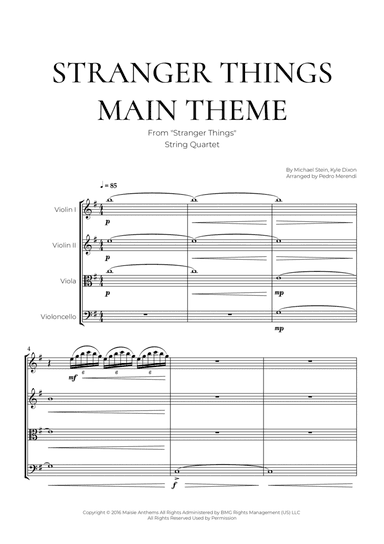 Stranger Things Main Title Theme