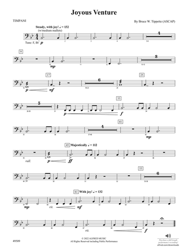 Joyous Venture: Timpani