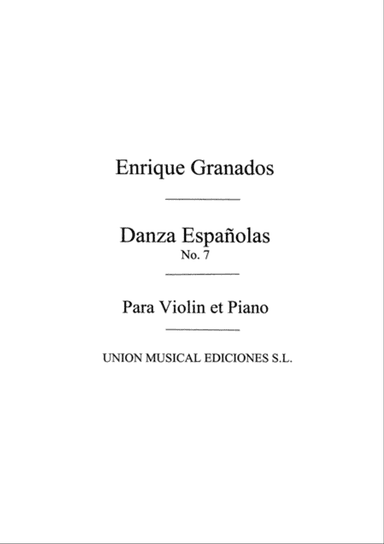 Danza Espanola No.7 Valenciana