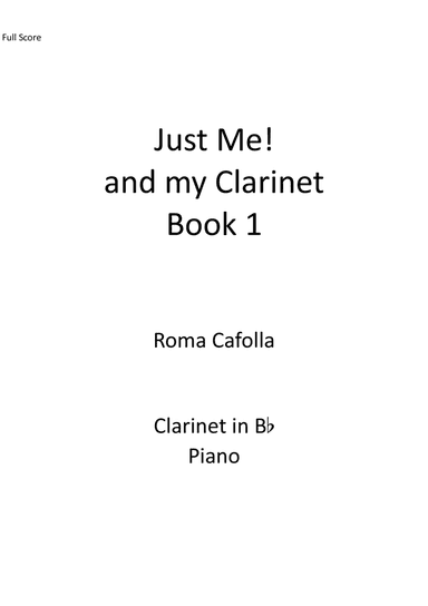 Just Me! And my Clarinet Book 1