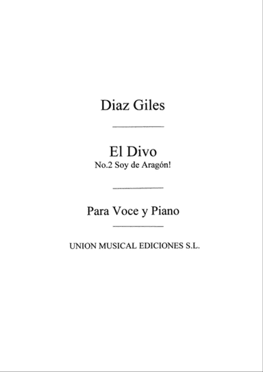 El Divo No.2 Soy En Aragon