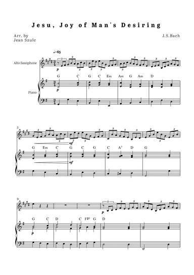 Jesu, Joy of Man's Desiring