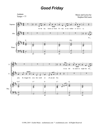 Good Friday (2-part choir - (SA)