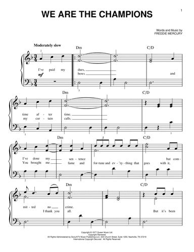 We Are The Champions