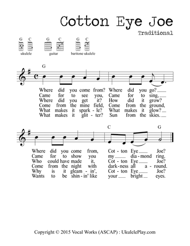 Cotton Eye Joe (Traditional)