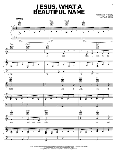 Jesus, What A Beautiful Name