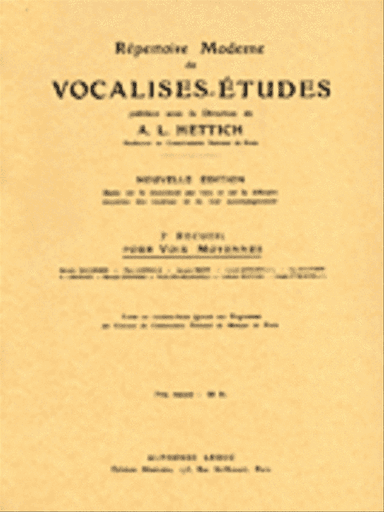 Vocalise-Etude pour Toutes Voix - Volume 3
