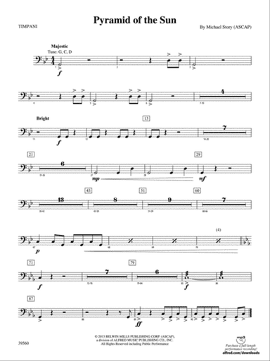 Pyramid of the Sun: Timpani