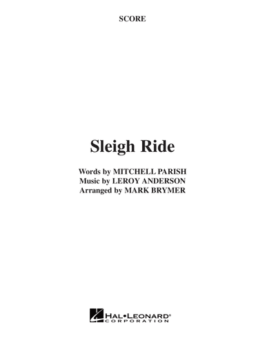 Sleigh Ride (arr. Mark Brymer) - Full Score