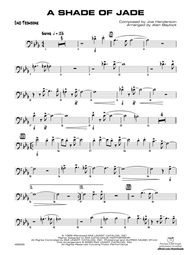 A Shade of Jade: 2nd Trombone