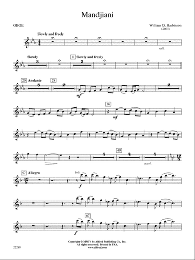 Mandjiani: Oboe