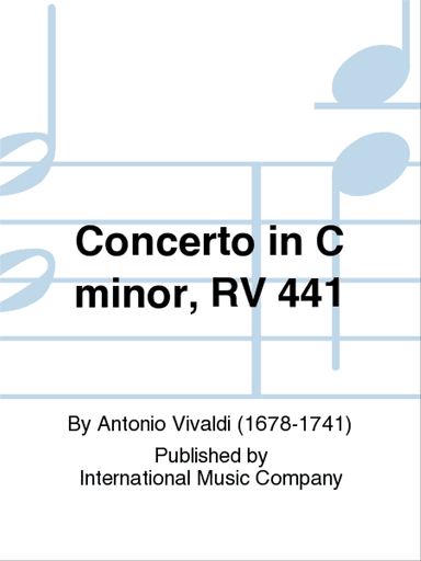 Concerto In C Minor, Rv 441