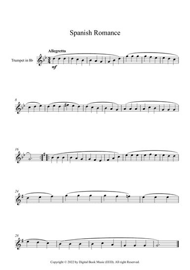 Spanish Romance (Trumpet)