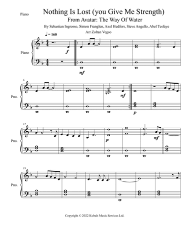 Nothing Is Lost (you Give Me Strength)