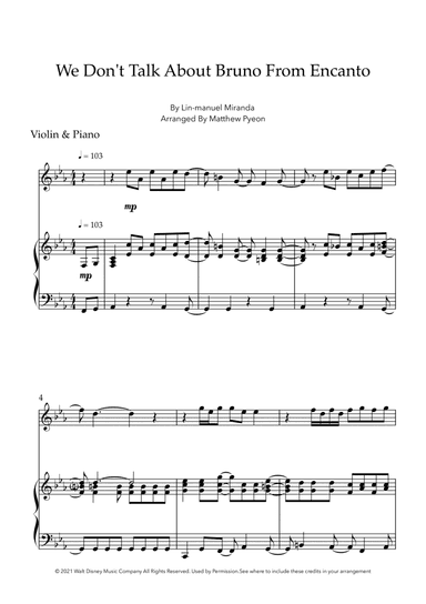 We Don't Talk About Bruno