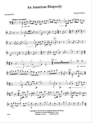 An American Rhapsody: Bassoon