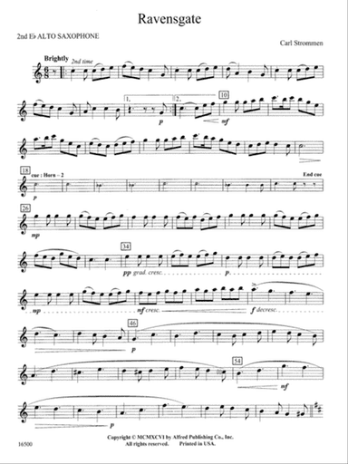 Ravensgate: 2nd E-flat Alto Saxophone