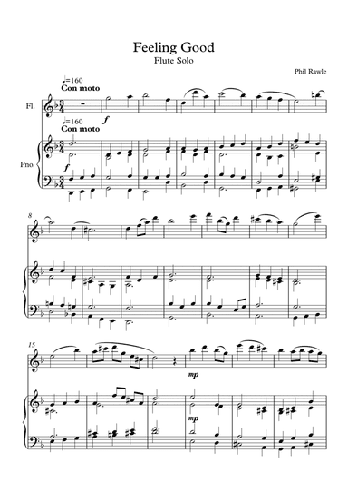 Feeling Good - Flute Solo