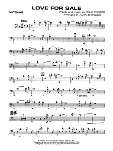 Love for Sale: 2nd Trombone